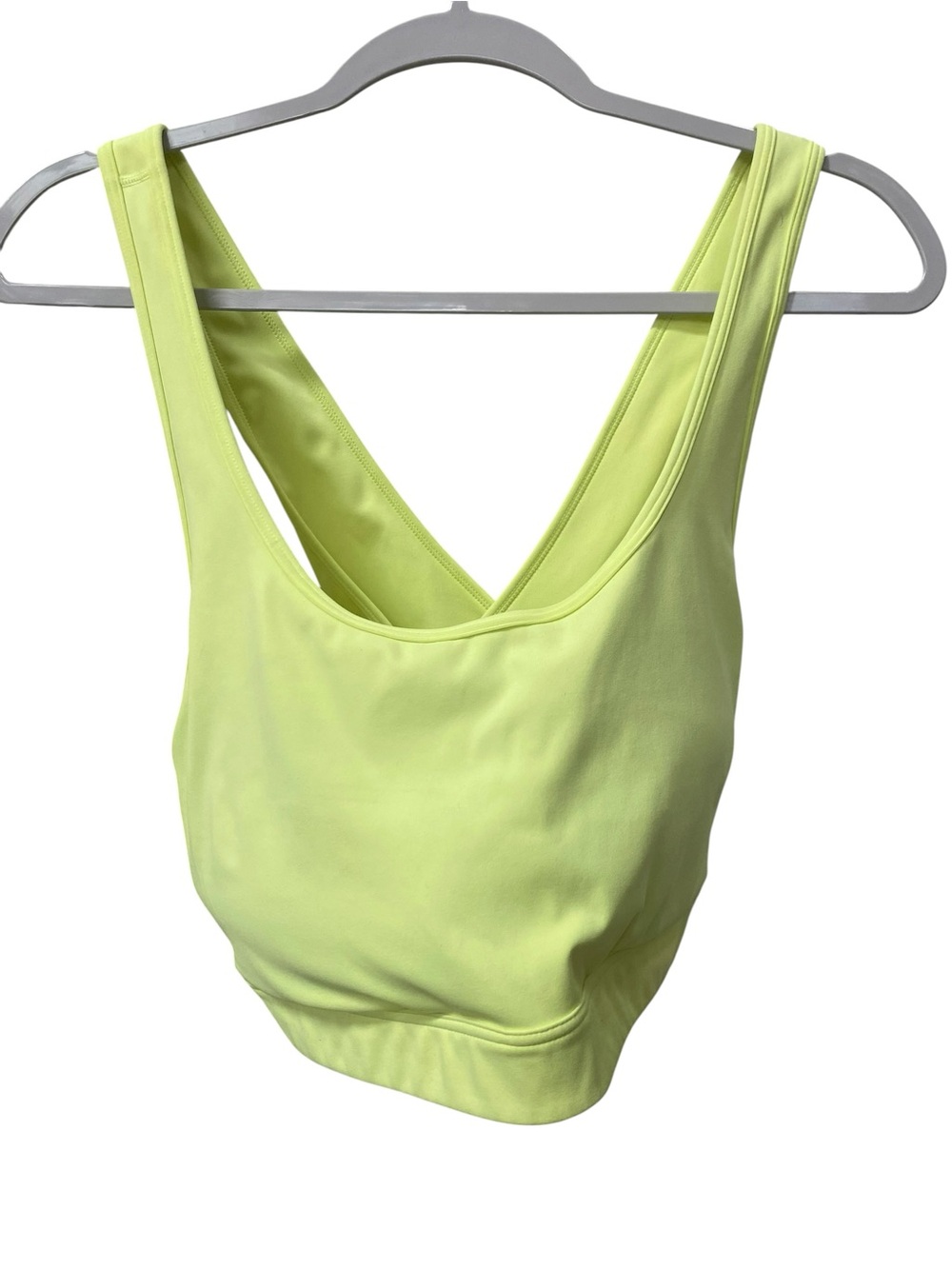 Ideology Neon Yellow Sports Bra - size 2X